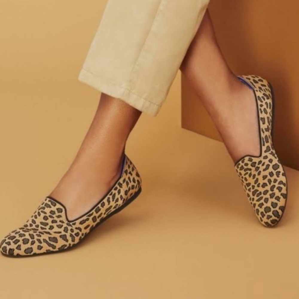 Rothy’s Round Toe Cheetah Flats